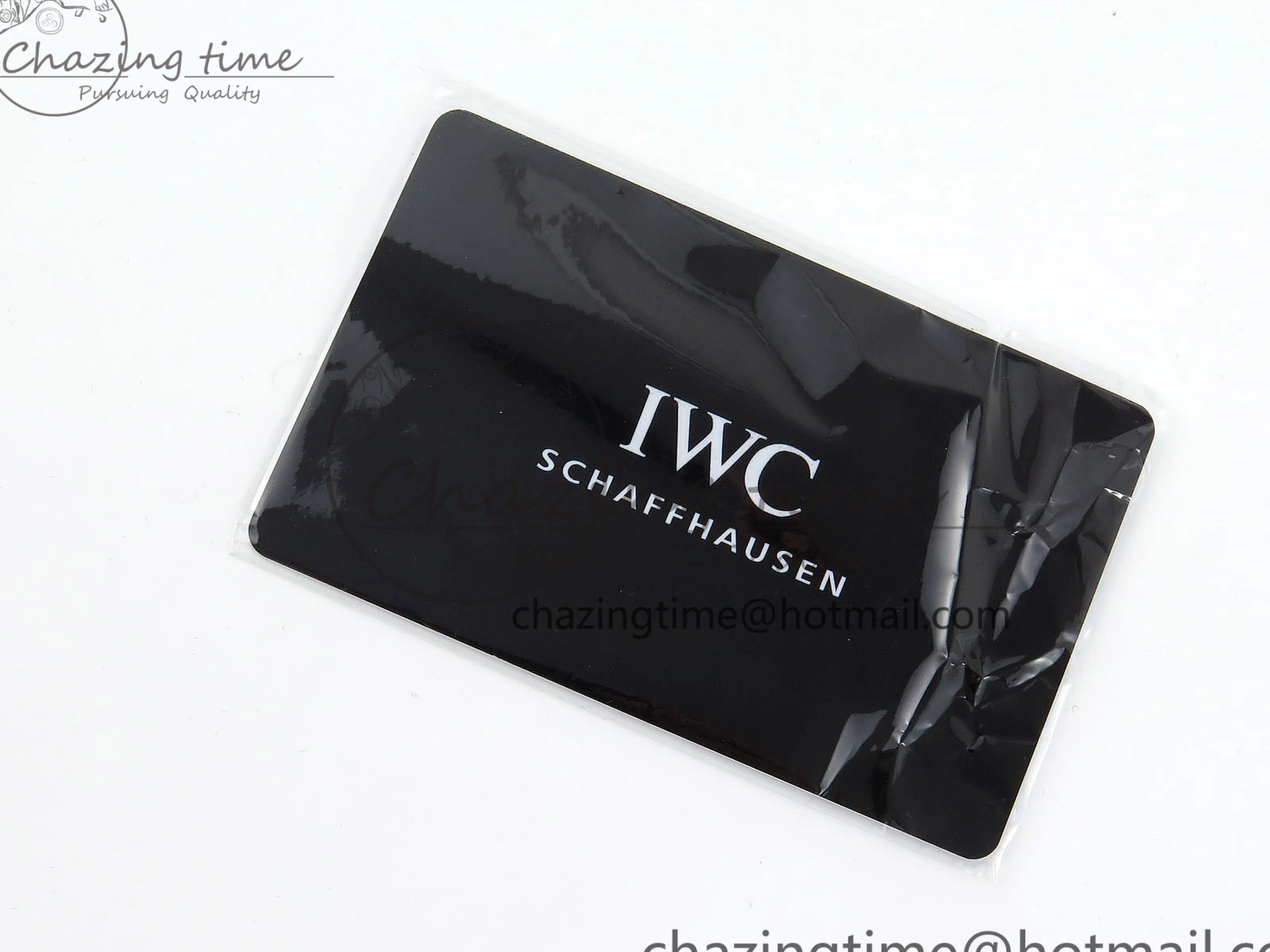 MIROTIME 0217 IWC BLACK LEATHER TRAVEL BOX FreshLook 7085
